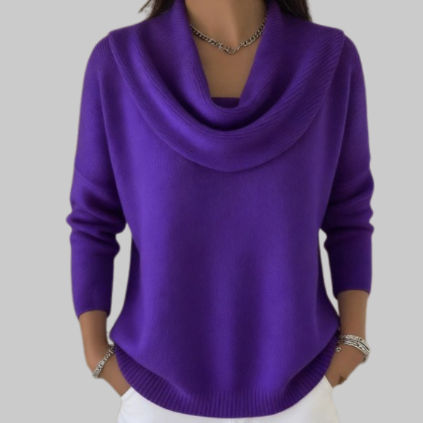 Yael | Soft Cowl Neck Sweater