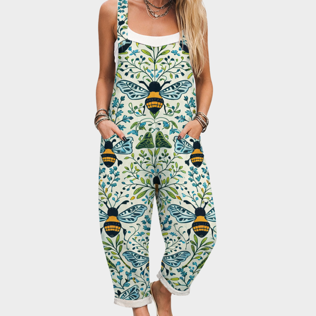 Stephanie™ | Relaxed Dungaree Jumpsuit
