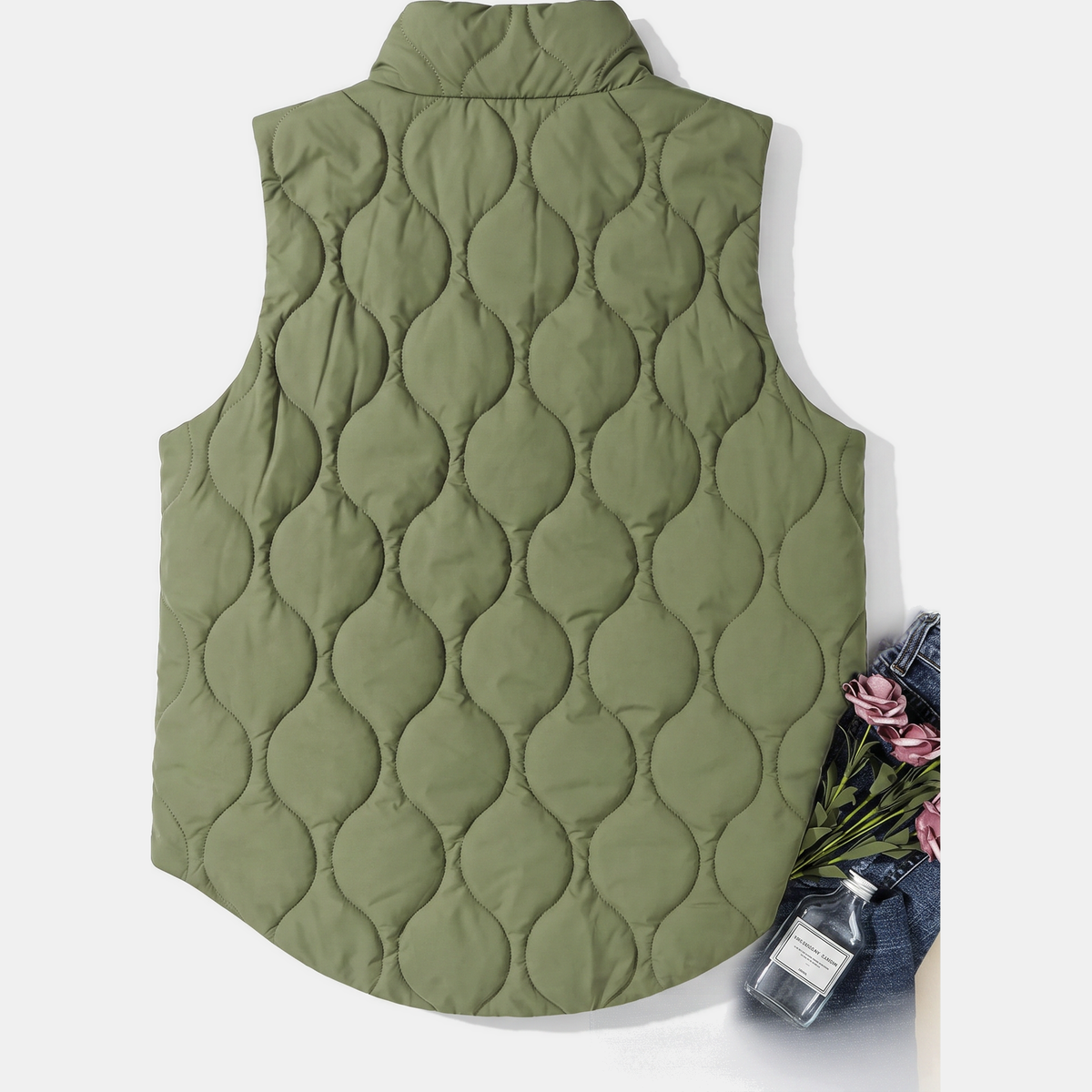 Women's Quilted Puffer Sleeveless Coat