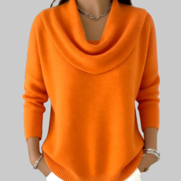 Yael | Soft Cowl Neck Sweater