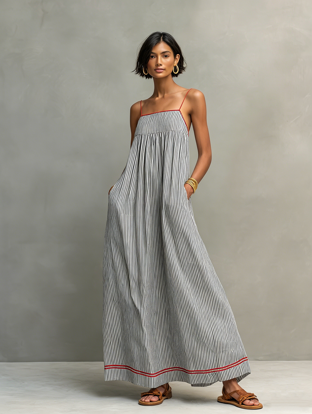 Maisie™ | Striped Maxi Dress