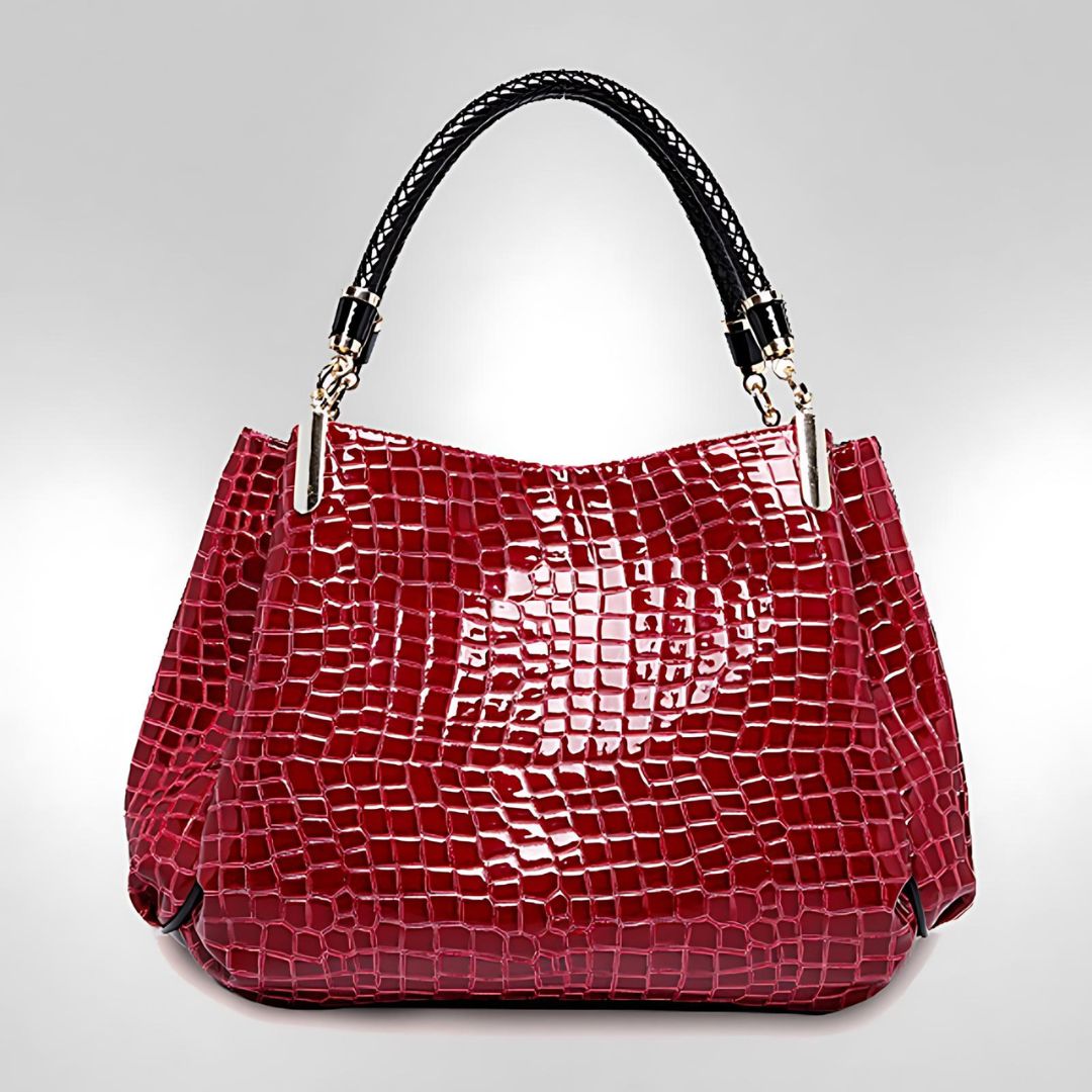 Lusso Milano - Crocodile Leather Shoulder Bag