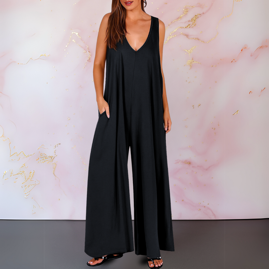 Grace™ | Wide-Leg Sleeveless Jumpsuit