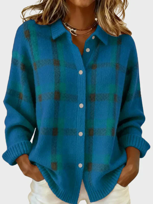Layla | Retro Plaid Sweater
