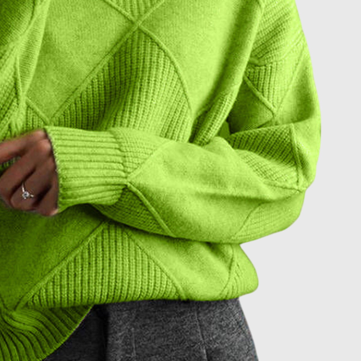Luna | Turtleneck Knit Sweater