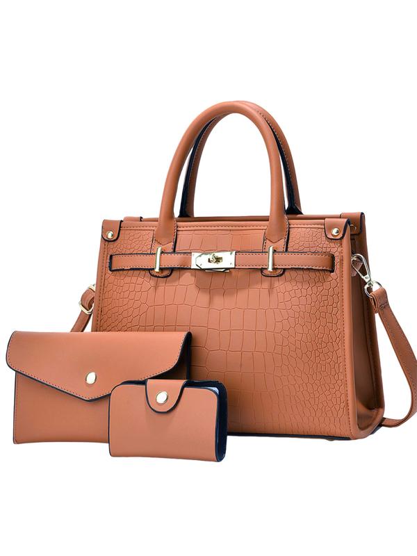Bella Borsa - Crocodile Embossed Crossbody Bag