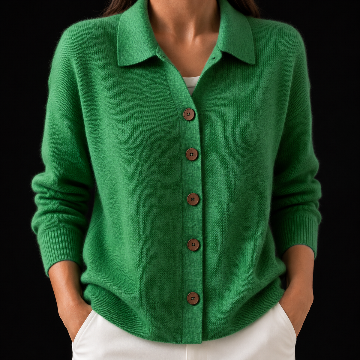 Elara Cashmere Cardigan