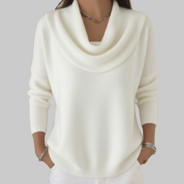 Yael | Soft Cowl Neck Sweater