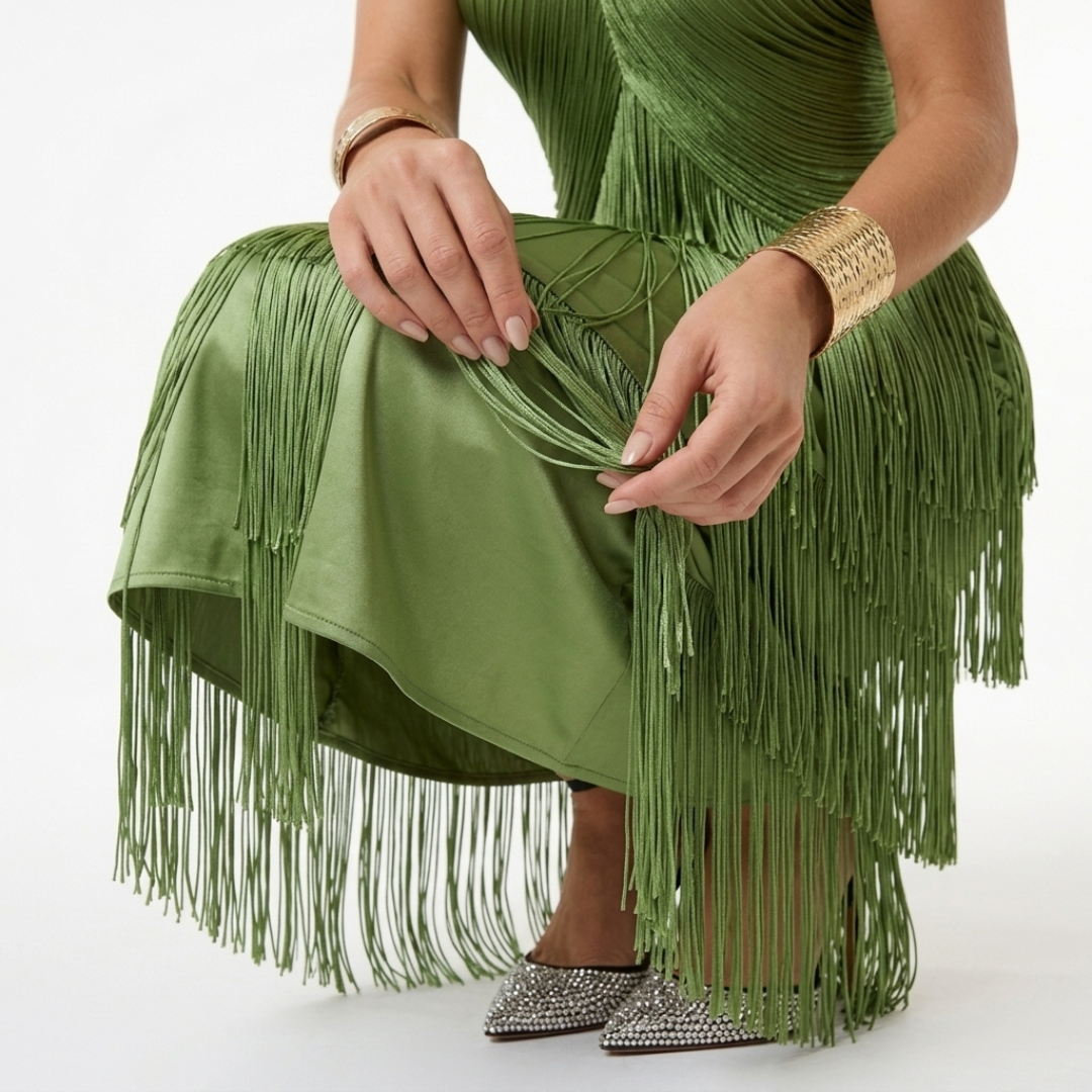 Lydia™ | Long Sleeve Midi Dress