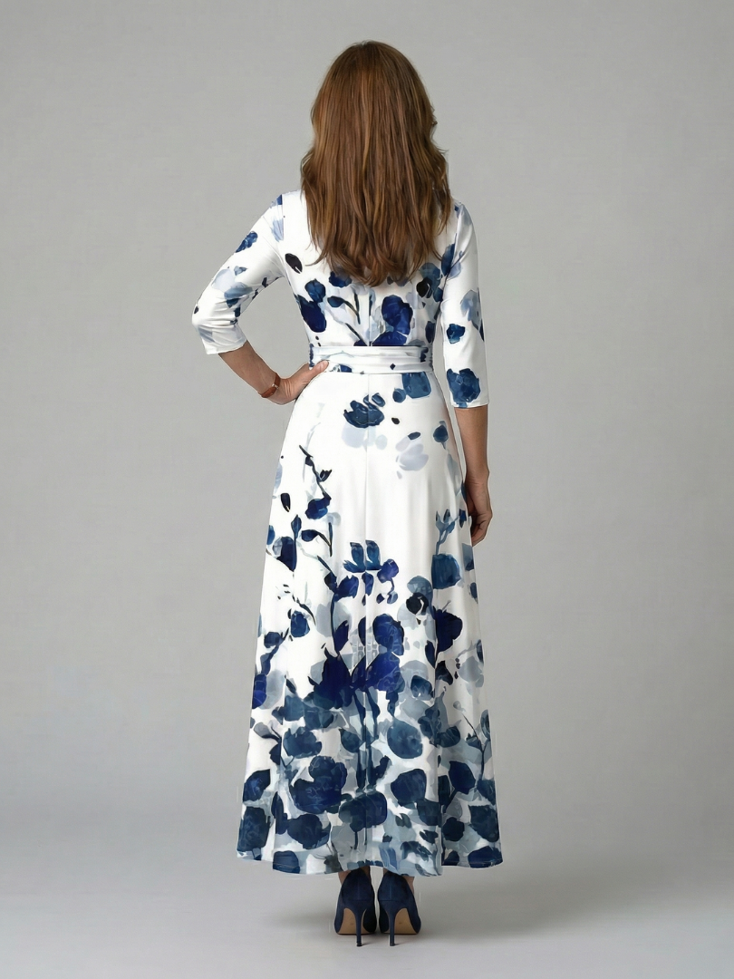 Cecilia™ | Floral Wrap Maxi Dress