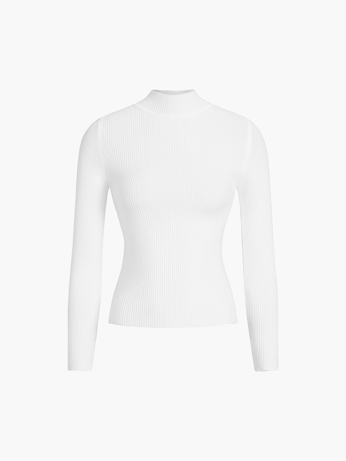 Anais | Ribbed High-Neck Top