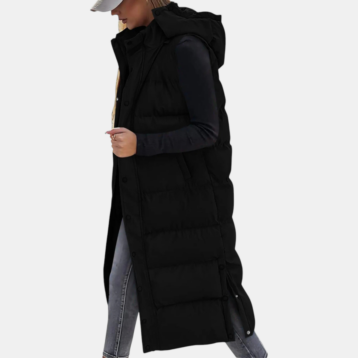 Lynette™ | Quilted Hooded Winter Vest