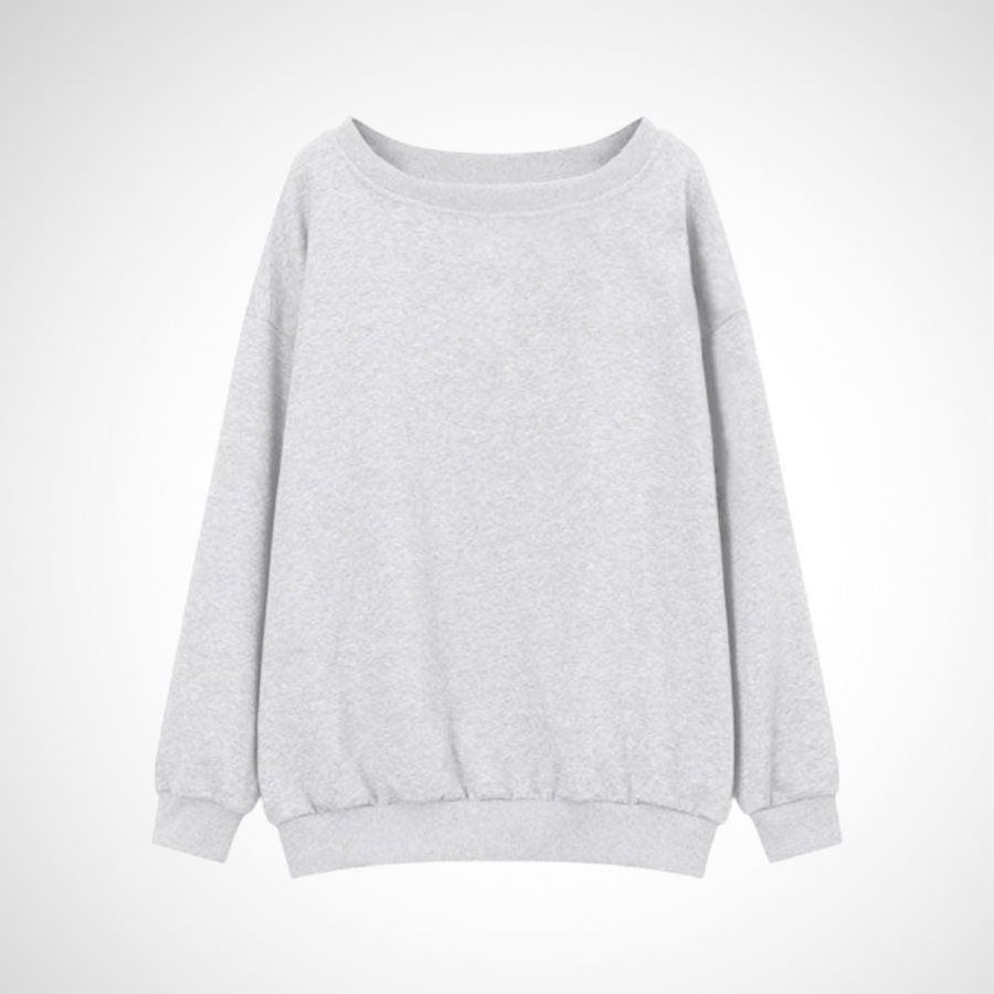 DIVECA™ - Casual Scoop Neck Long Sleeve Sweater