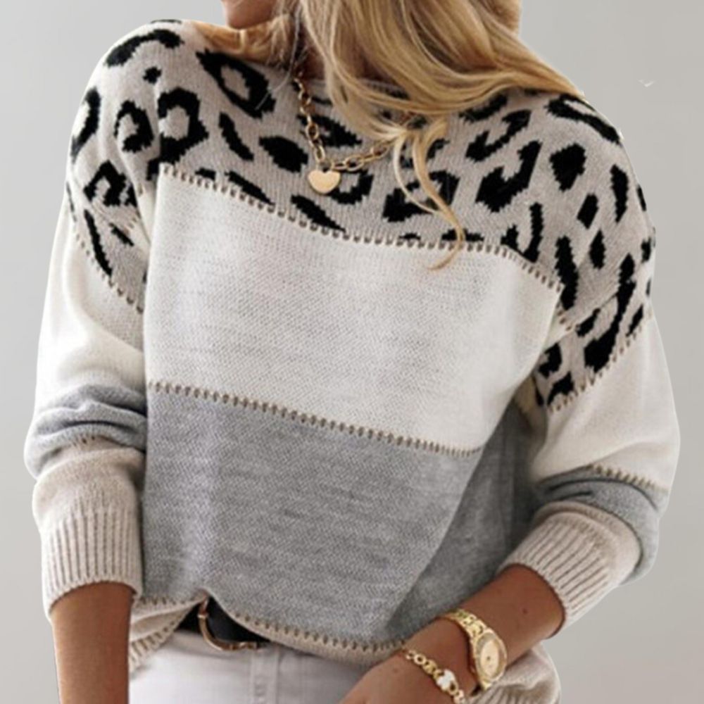 CHEYENNE – TRENDY CHIC PATTERNED SWEATER