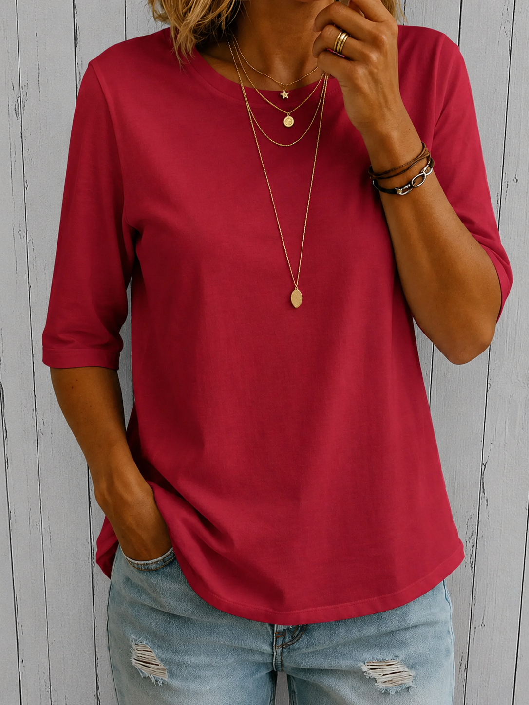 Alice | Soft And Simple Everyday Casual Top