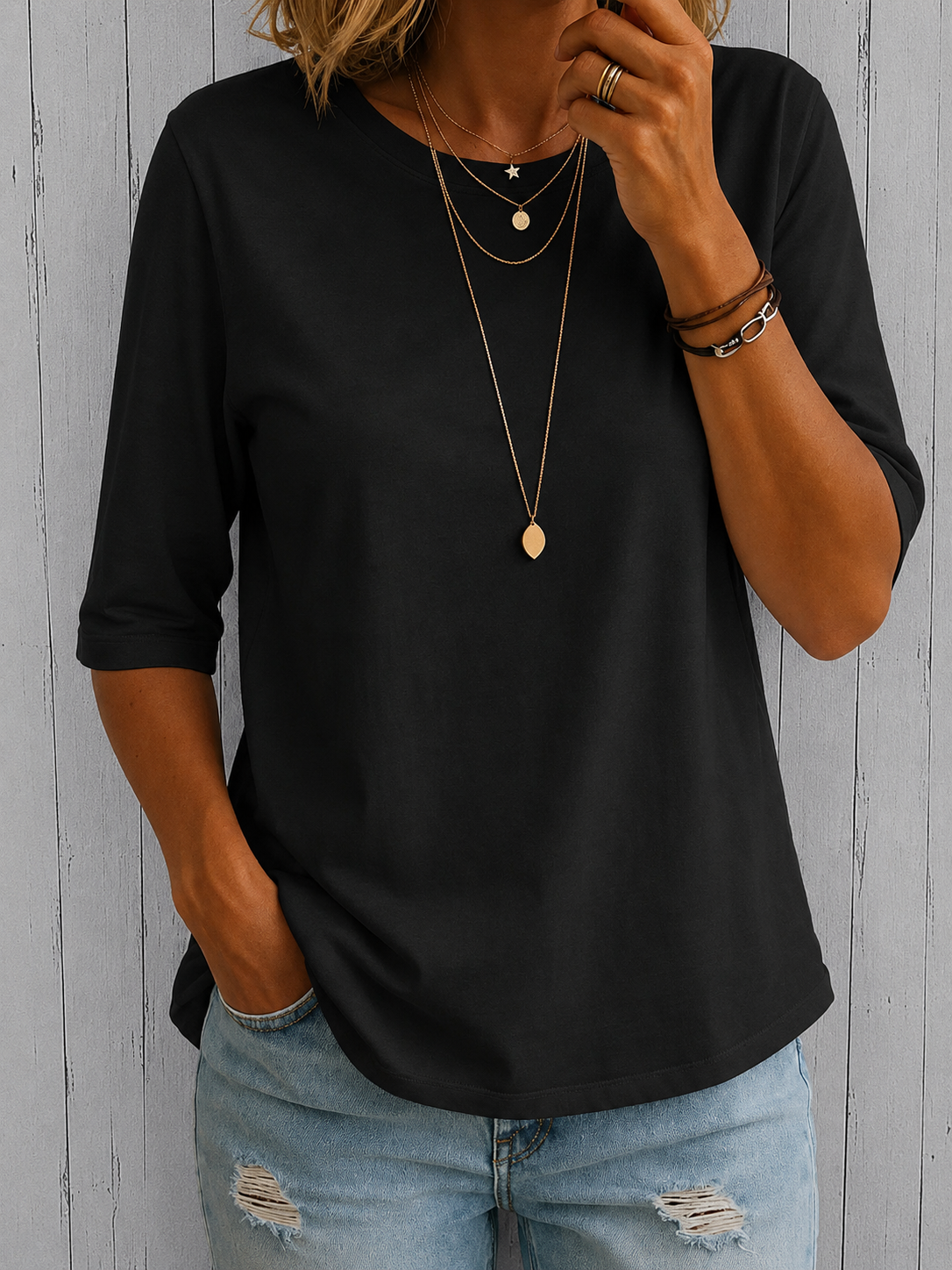 Alice | Soft And Simple Everyday Casual Top