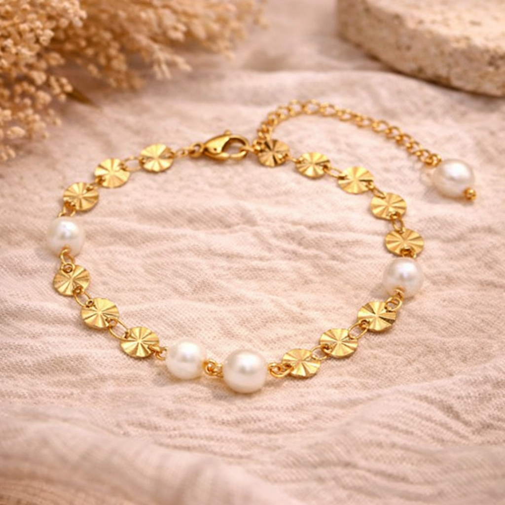 Kindness and Compassion - 18k Bracelet with Pearls