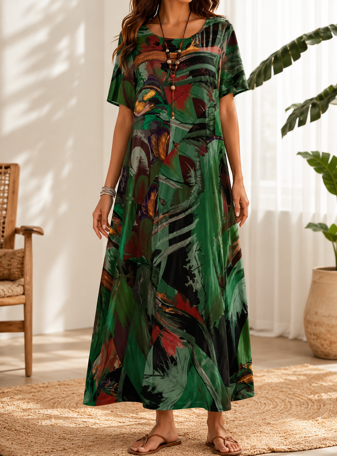 Brielle™ | Chiffon Midi Dress