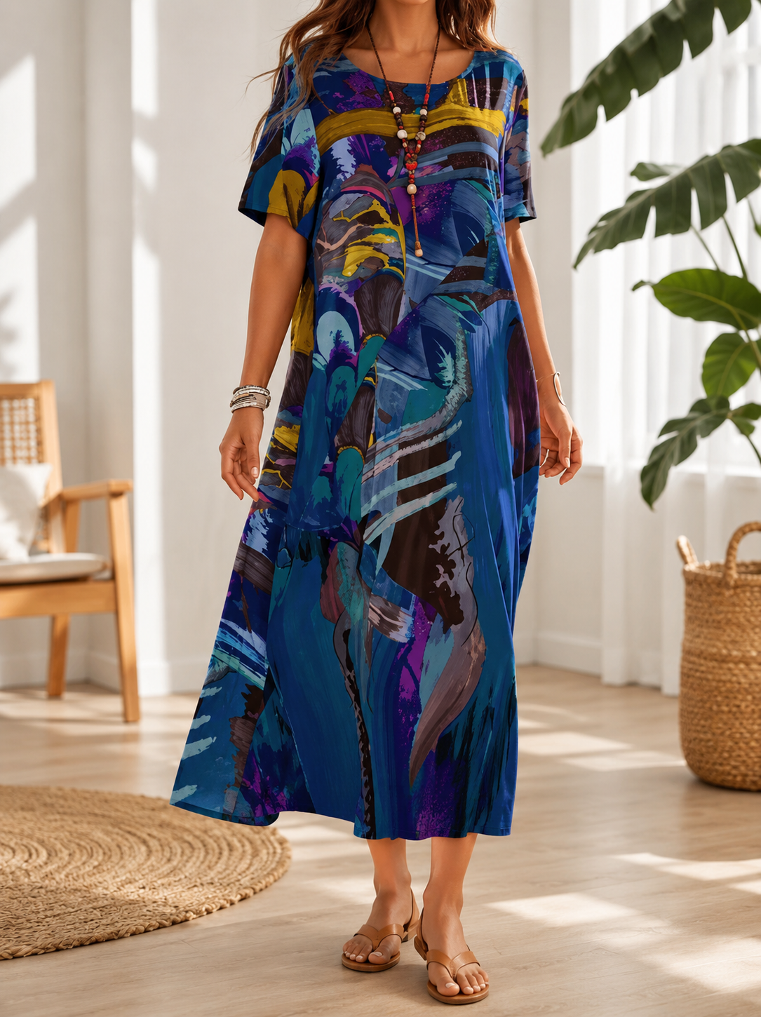 Brielle™ | Chiffon Midi Dress