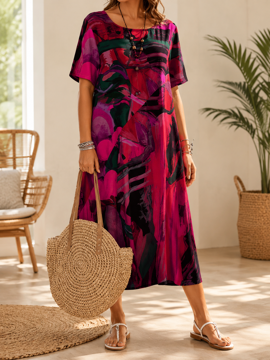 Brielle™ | Chiffon Midi Dress