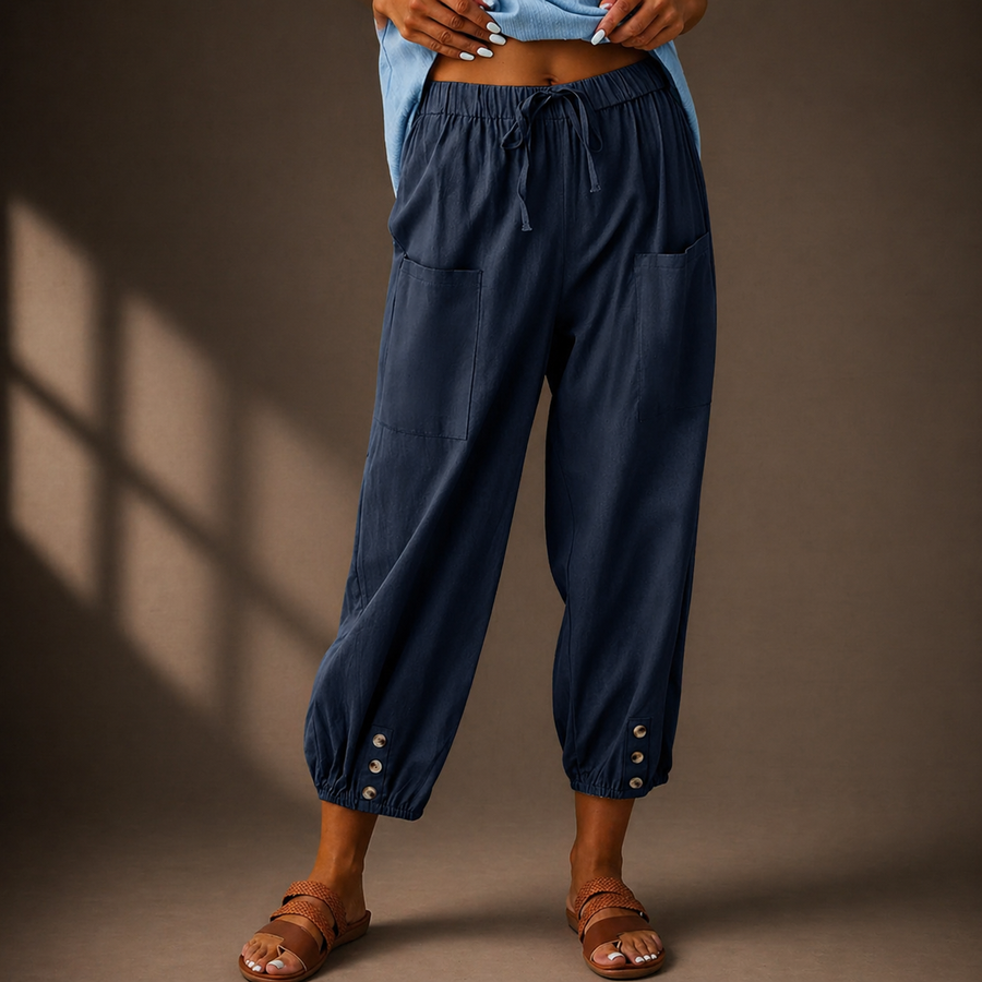 Novira™ | Cotton Linen Pants