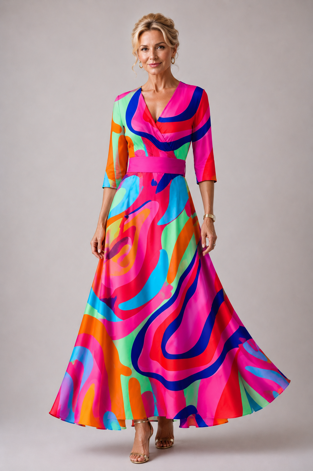 Amelia™ | Comfortable dress for every day with V-neck