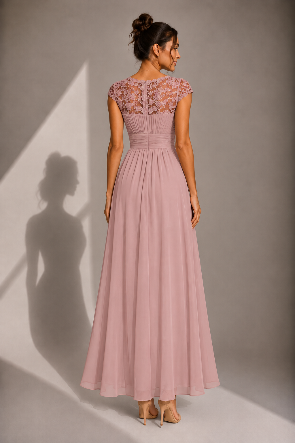 Elina™ | Lace Bodice Maxi Dress