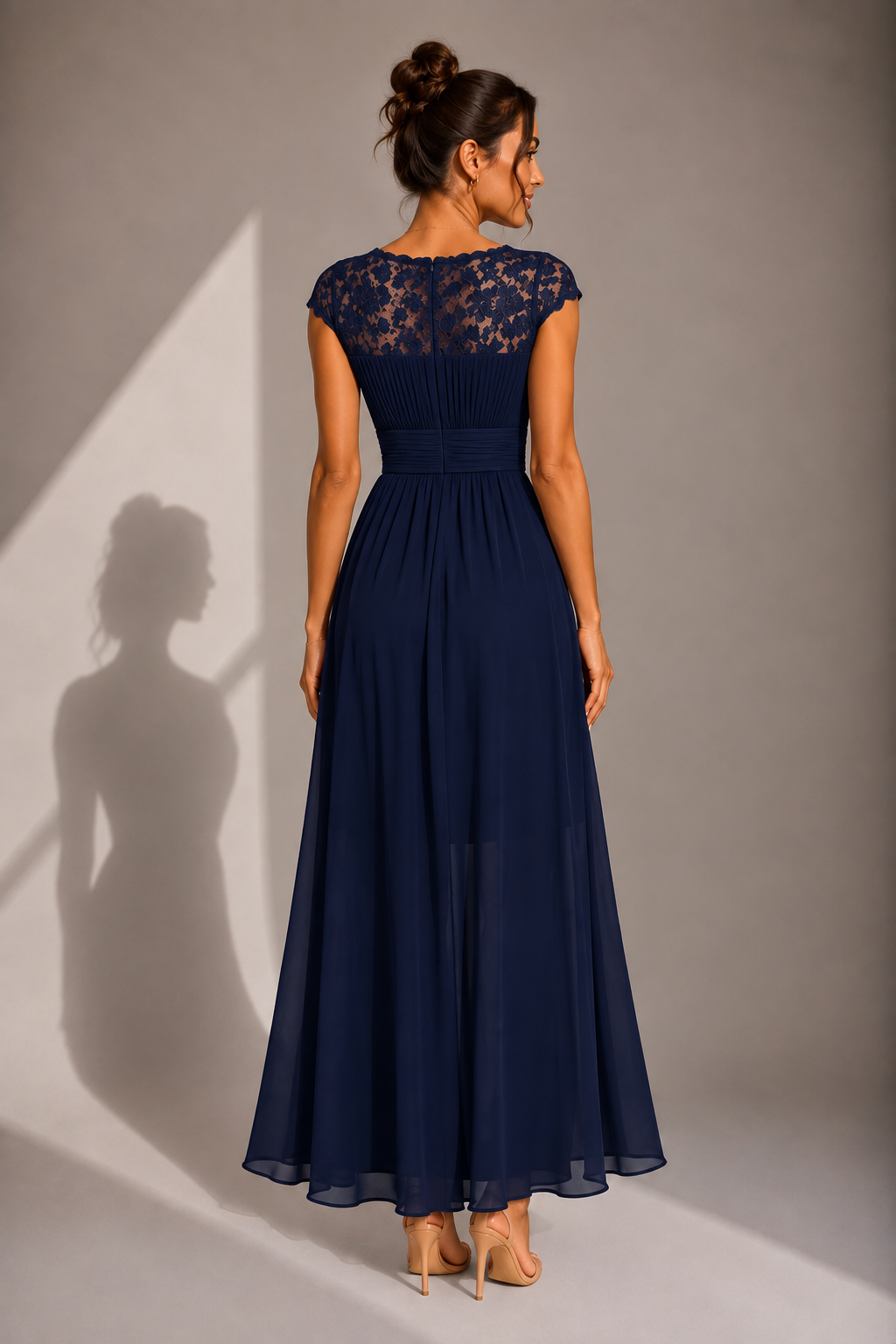 Elina™ | Lace Bodice Maxi Dress