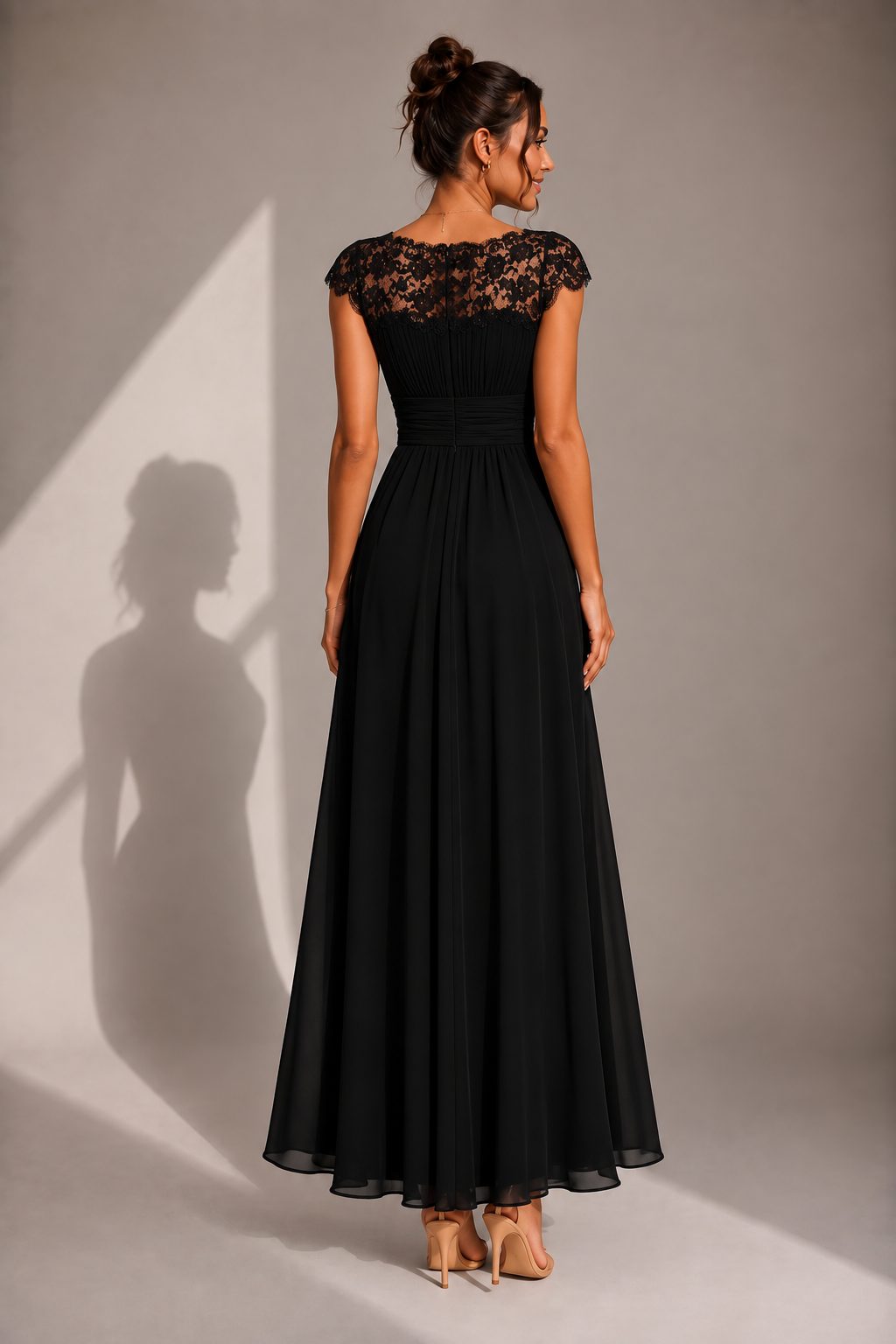 Elina™ | Lace Bodice Maxi Dress
