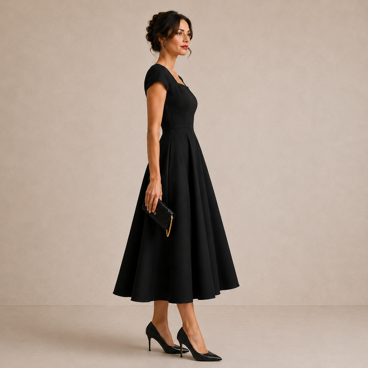 June™ | Floral Print Midi Dress
