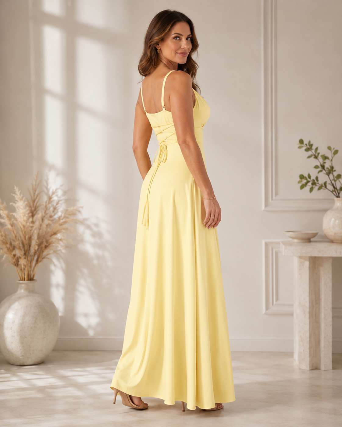 Brielle™ | Cowl-Neck Maxi Dress