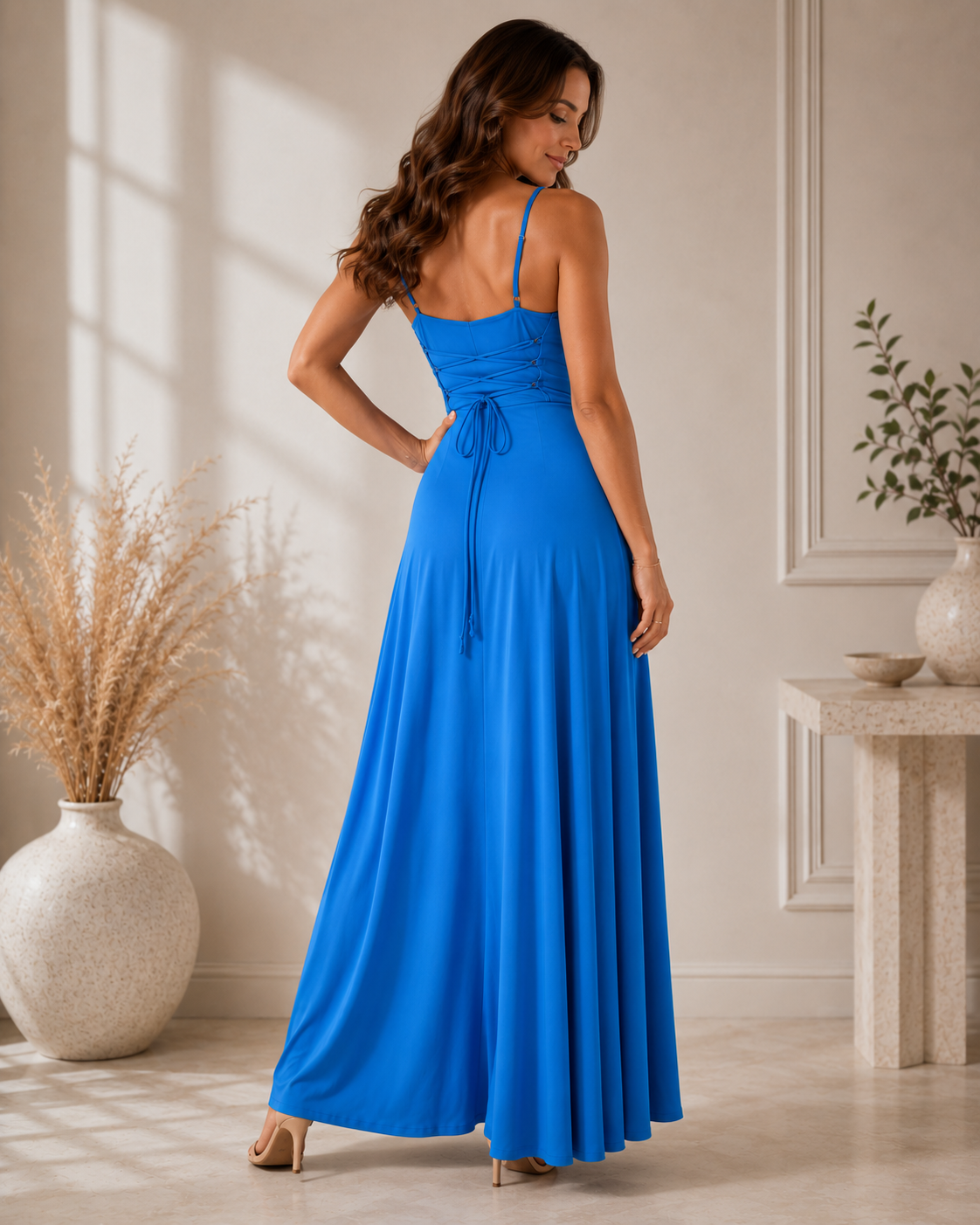 Brielle™ | Cowl-Neck Maxi Dress