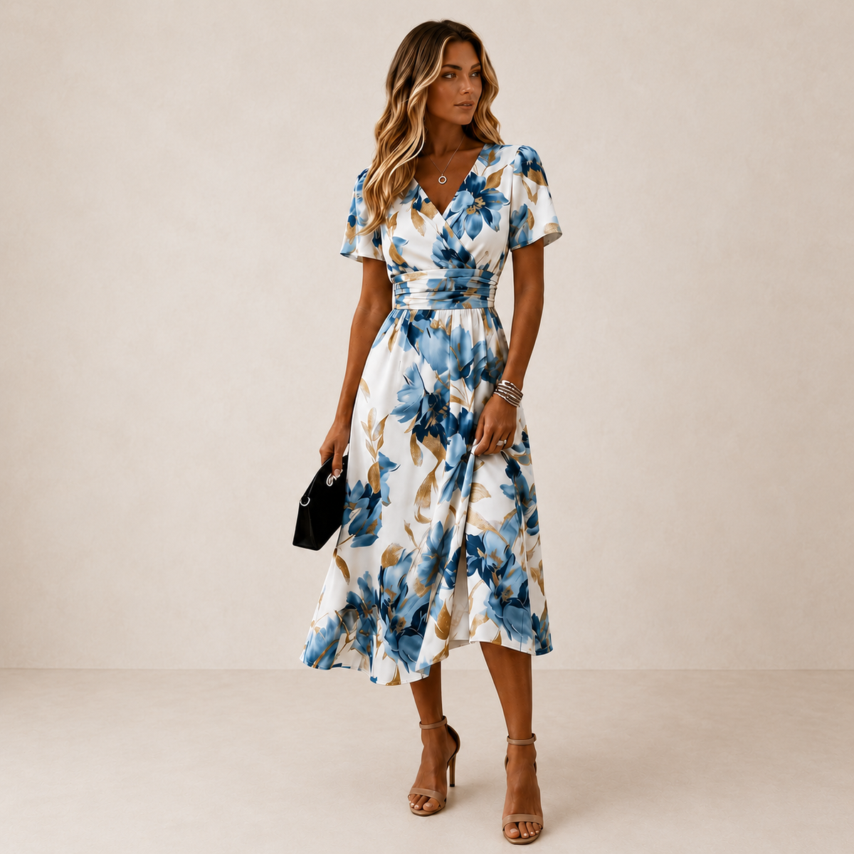 Leonora | A Line Midi Dress