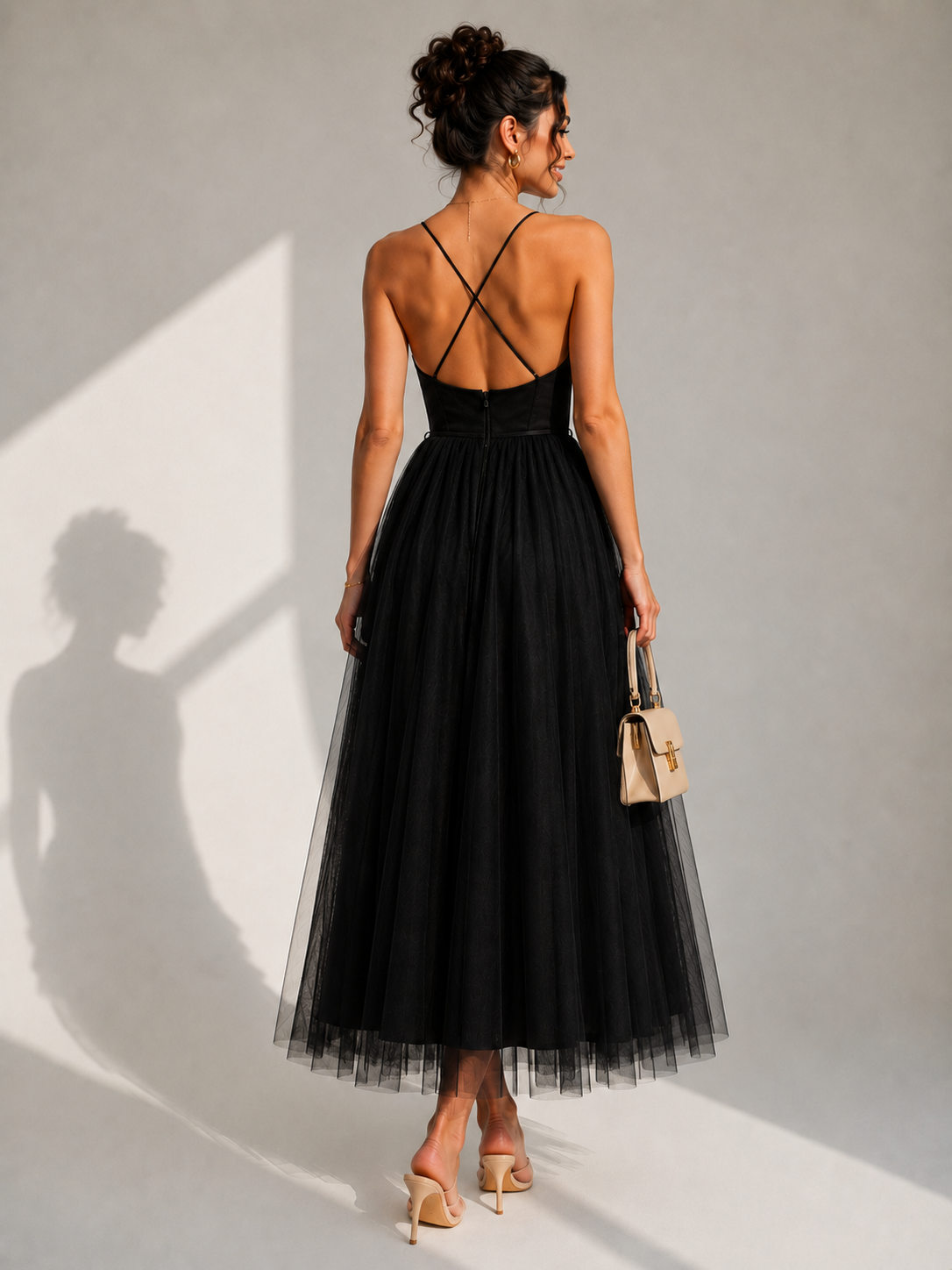 Charlotte™ | Cinched Waist Midi Dress