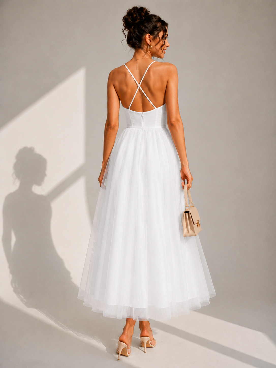 Charlotte™ | Cinched Waist Midi Dress