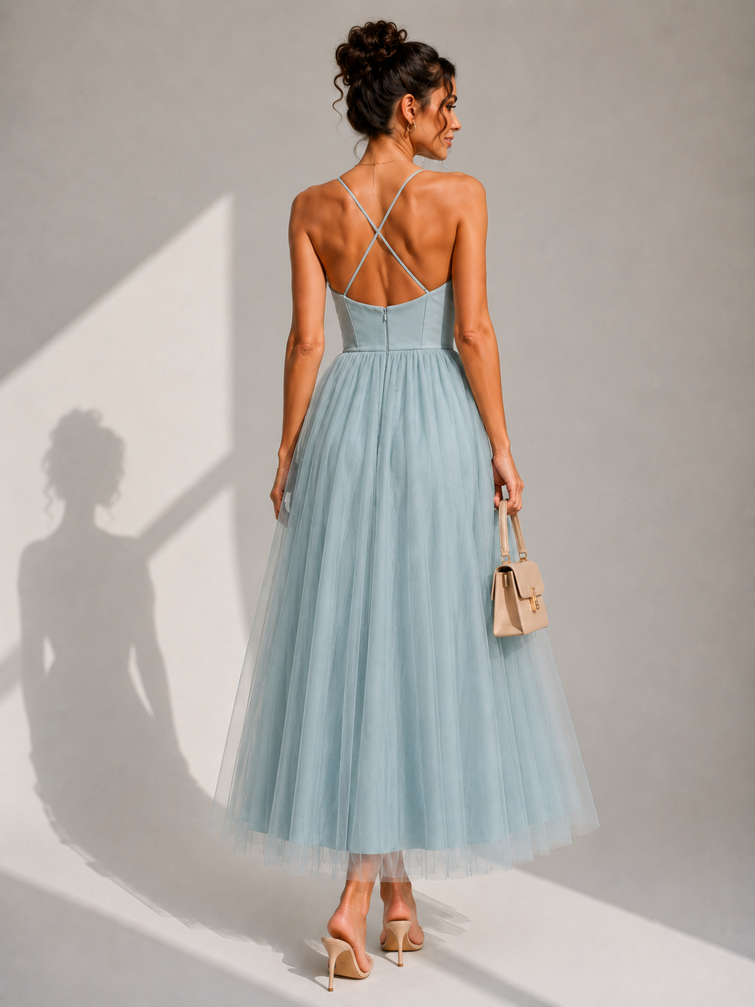 Charlotte™ | Cinched Waist Midi Dress