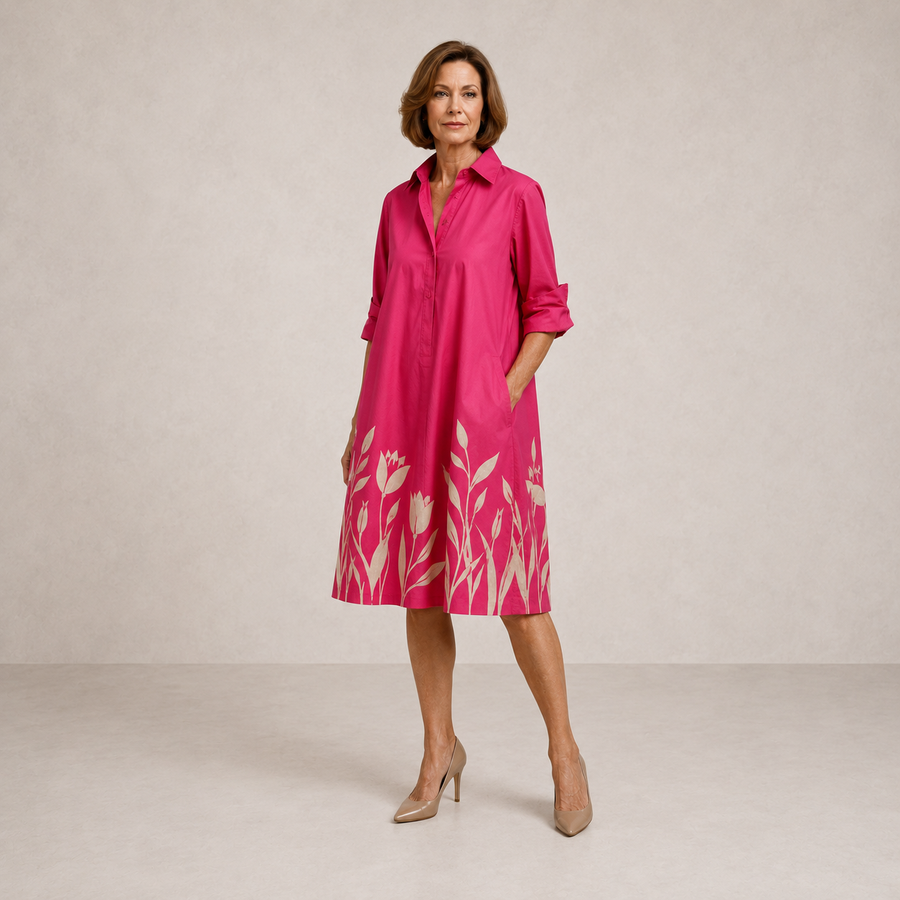 Renee™ | Relaxed Flowy Midi Dress