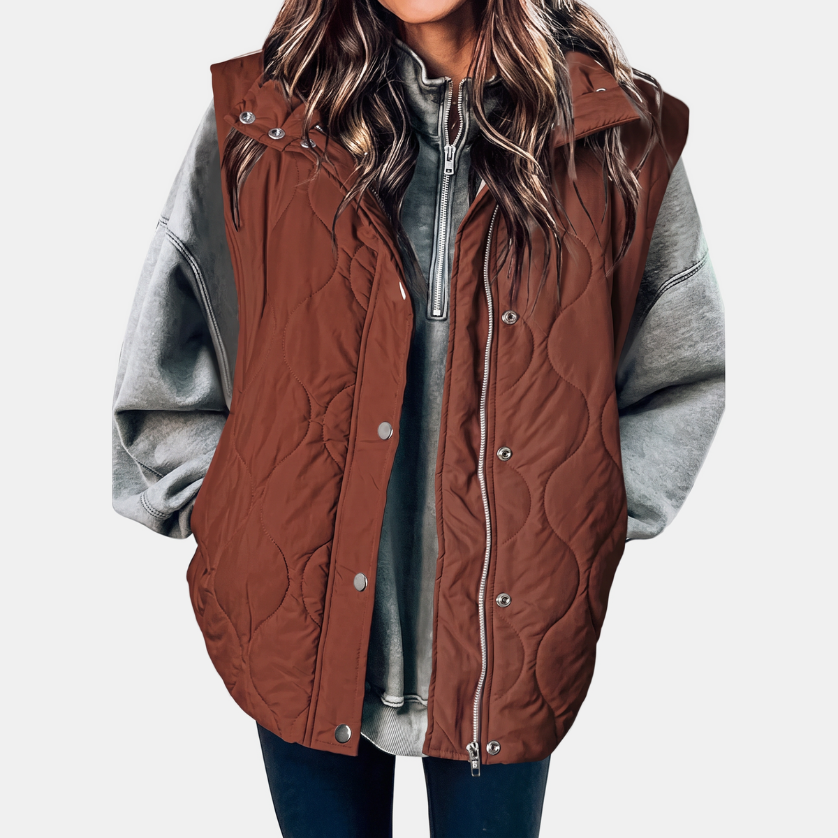 Women's Quilted Puffer Sleeveless Coat