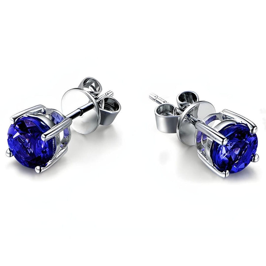 Classic Sapphire Stud Earrings
