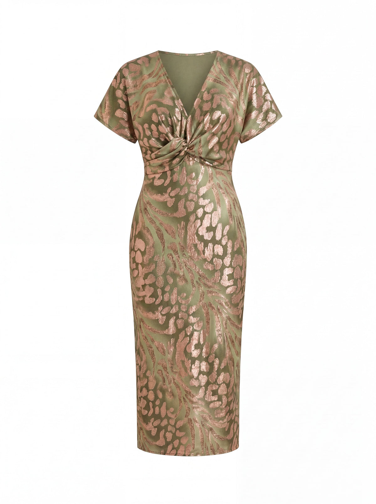 Lily™ | Ruffle Sleeve Midi Dress