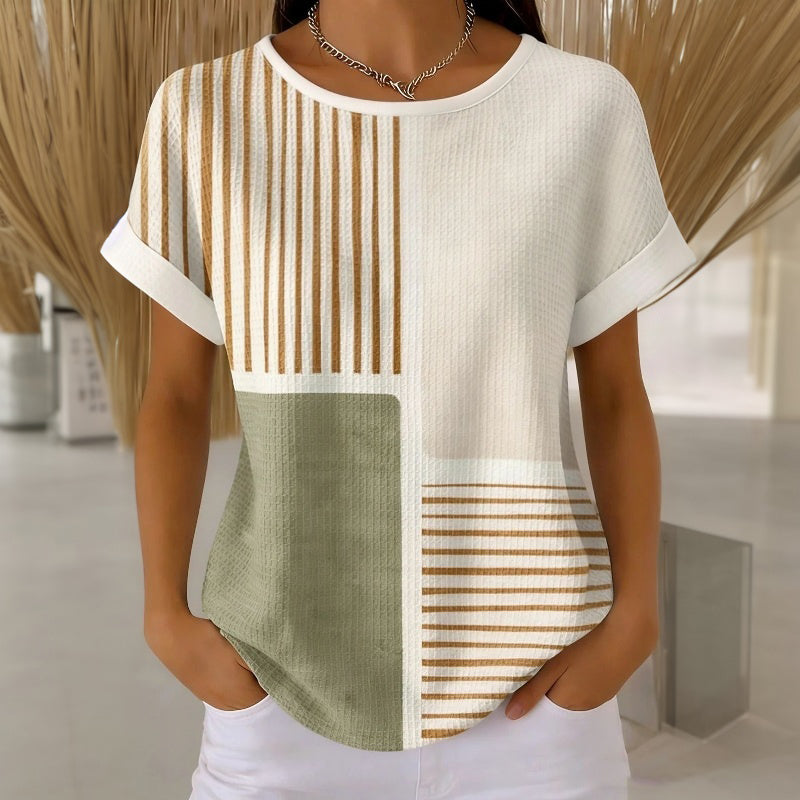 Color Block Striped T-Shirt