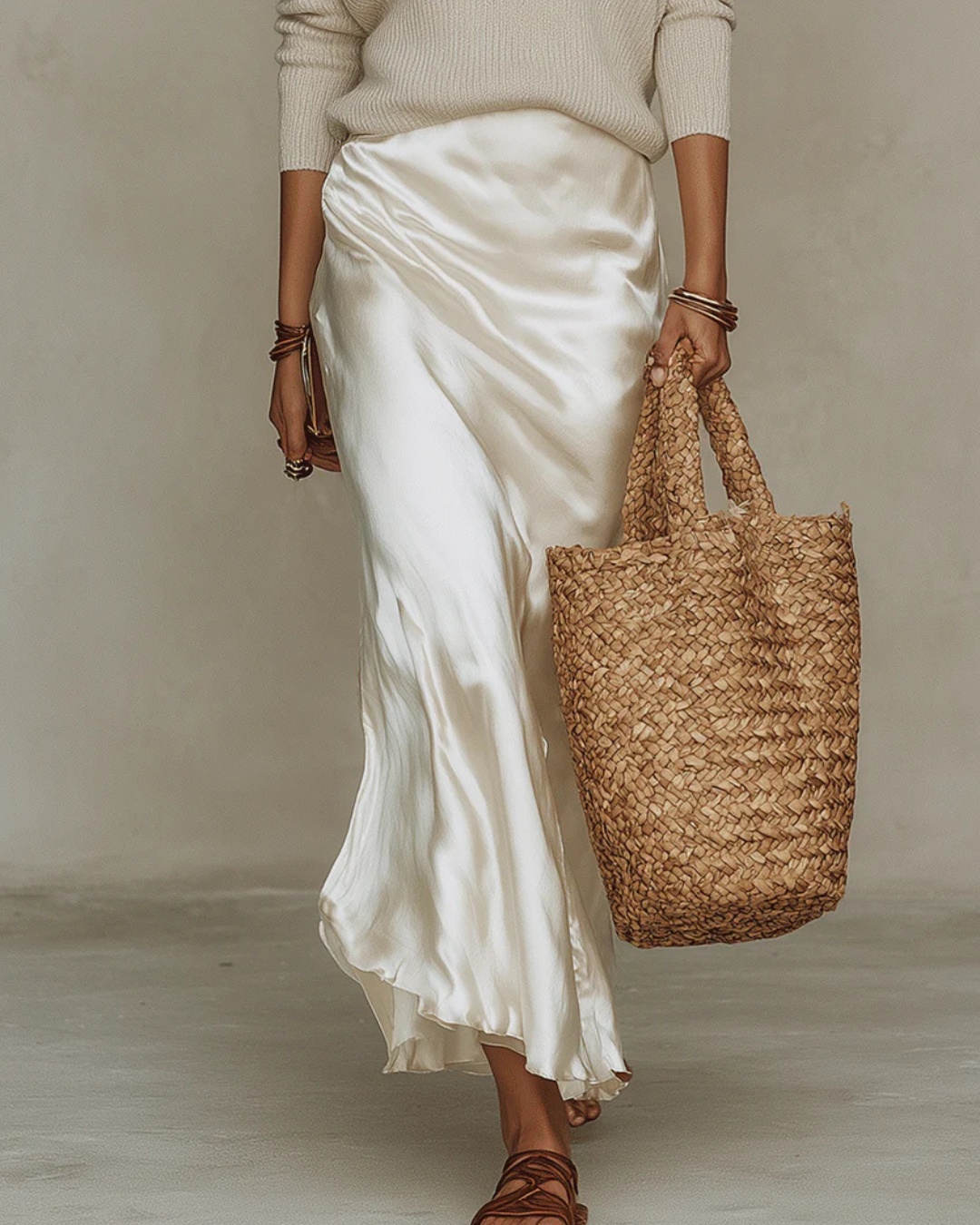 Callie™ | Satin Midi Dress
