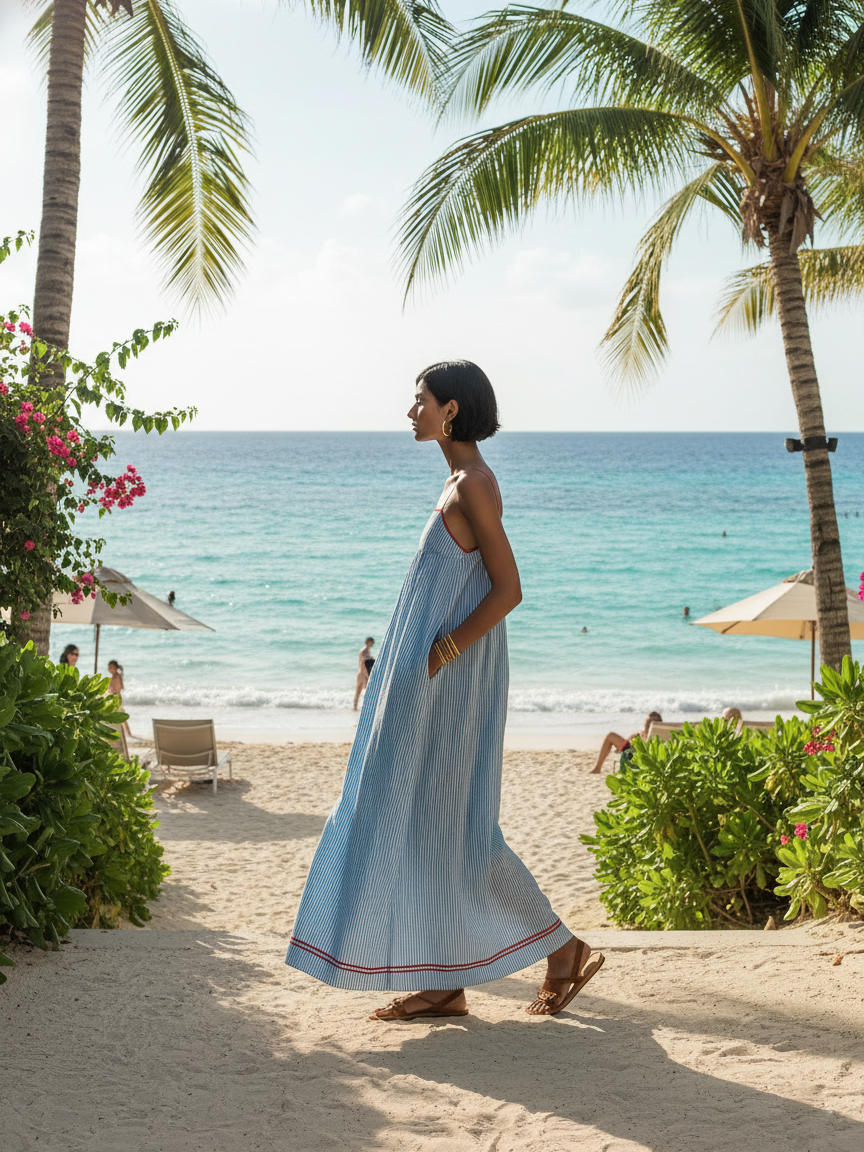 Maisie™ | Striped Maxi Dress