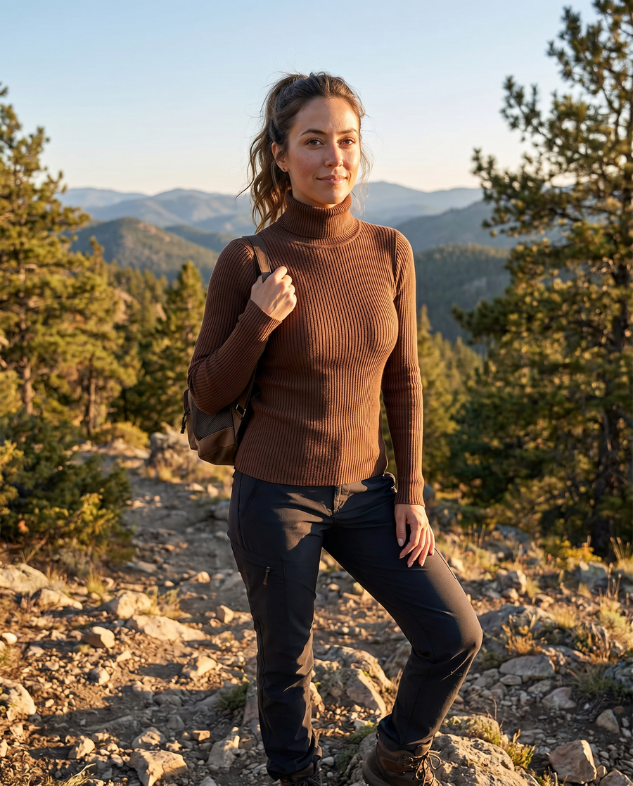 Greer | Ribbed Turtleneck Sweater