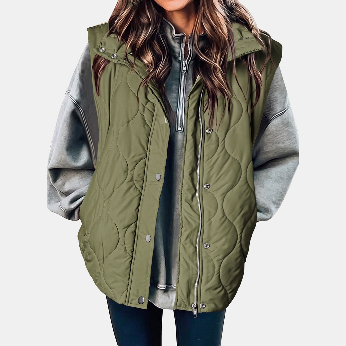 Women's Quilted Puffer Sleeveless Coat