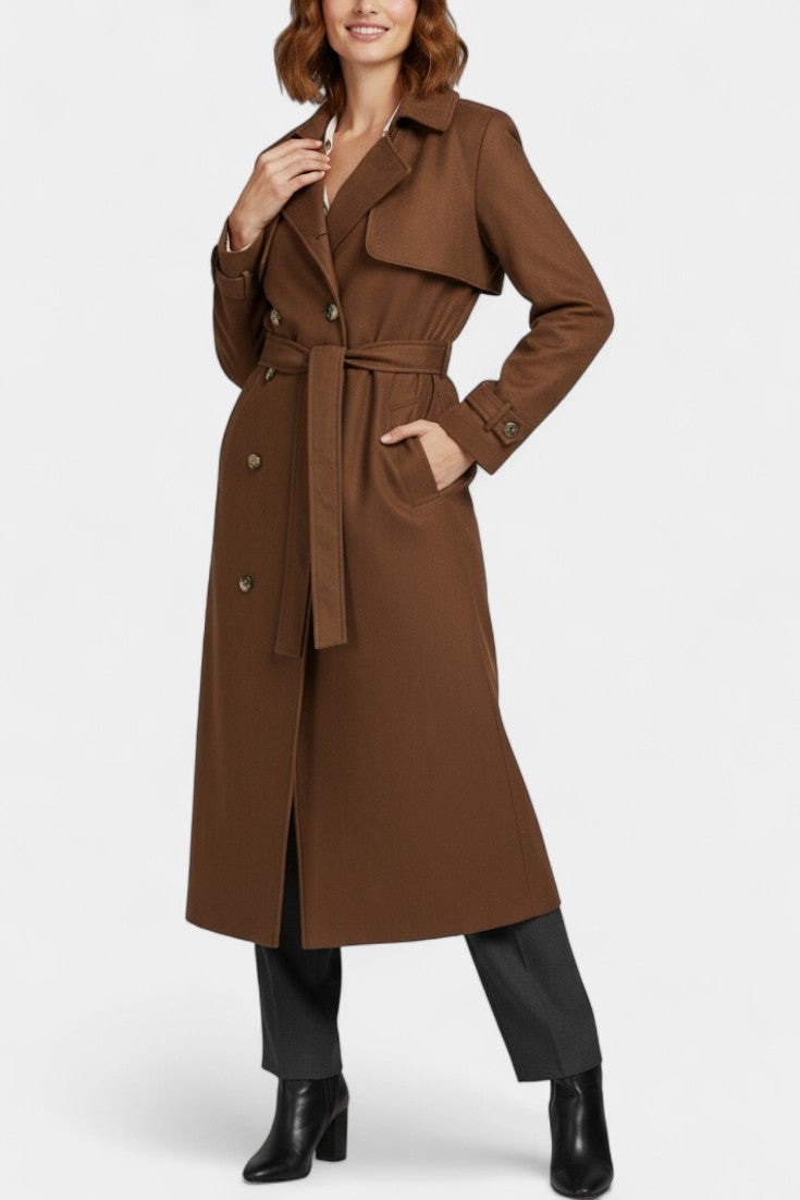 Winifred | Belted Longline Trench Coat