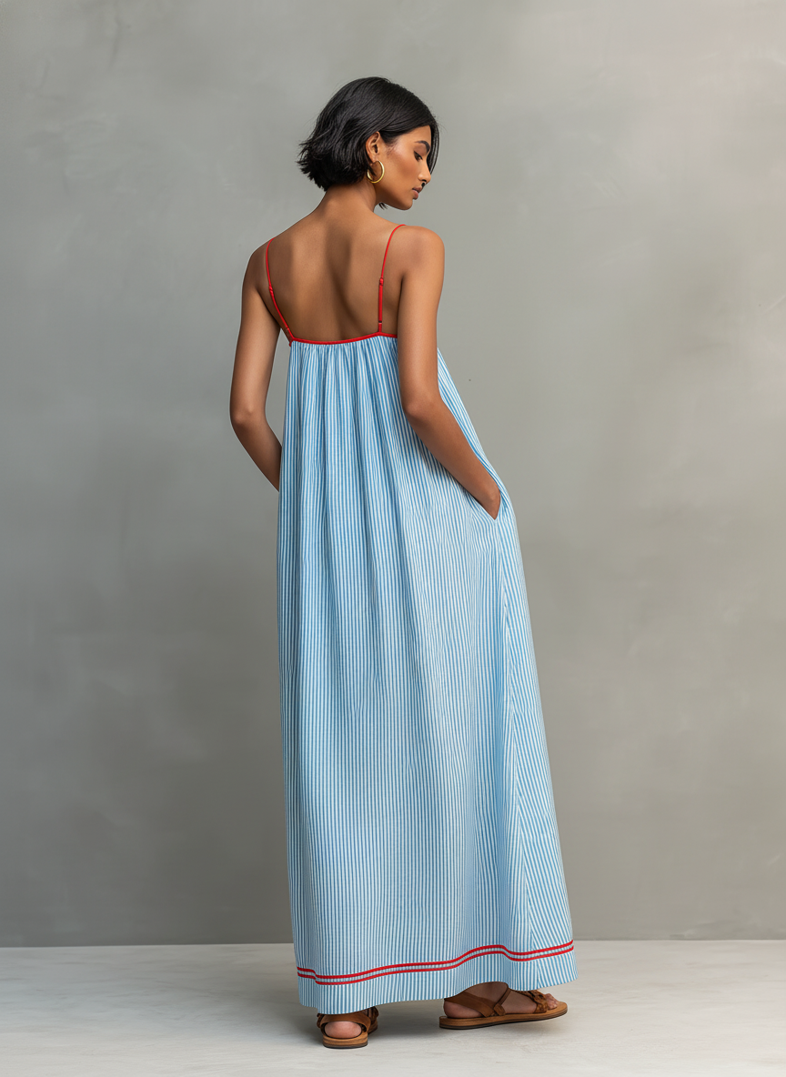 Maisie™ | Striped Maxi Dress