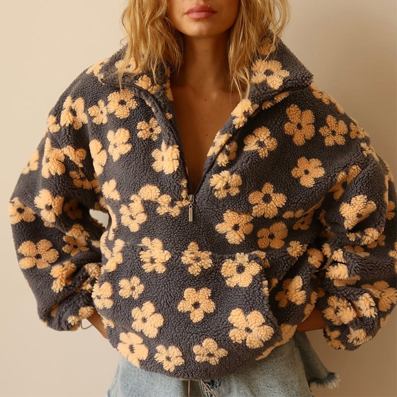 Daisy | Fleece Pullover Bloom