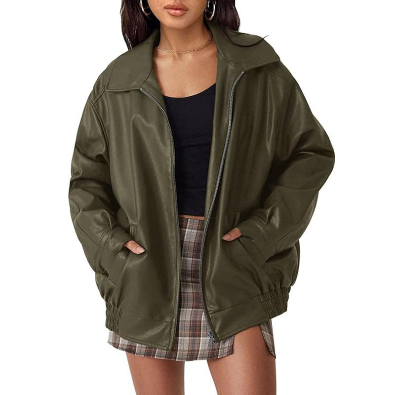 BRIONY™ - Stylish Oversized Motorcycle Jacket