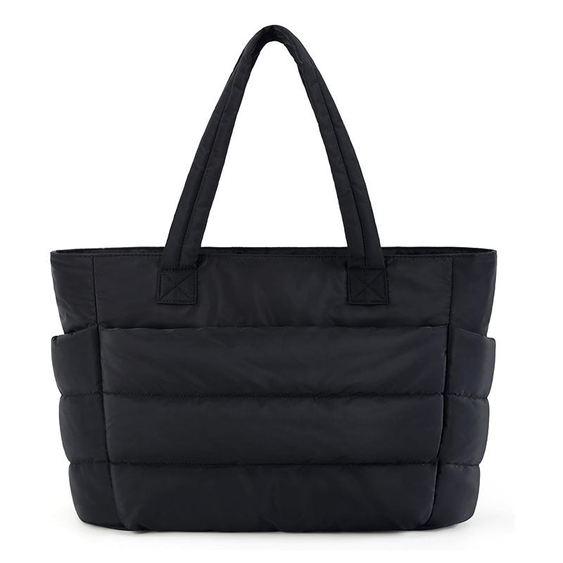 NADINE™ - Puffy Bubble Tote Bag for Women Quilted Laptop Shoulder Handbag
